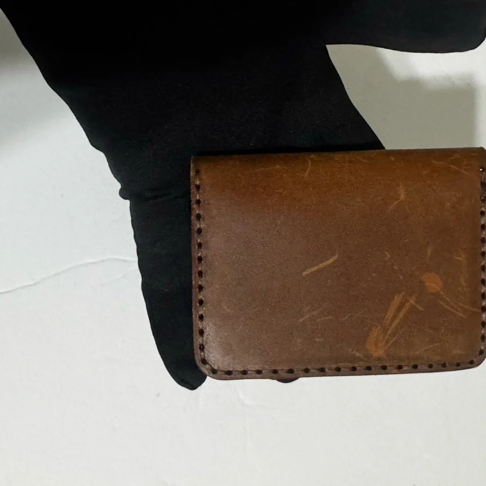 Card Holder I Set of 4 I Sophisticated I Brown & Black Leather